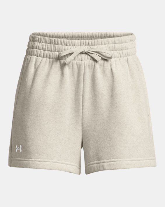 Women's UA Rival Fleece Shorts in Brown image number 4